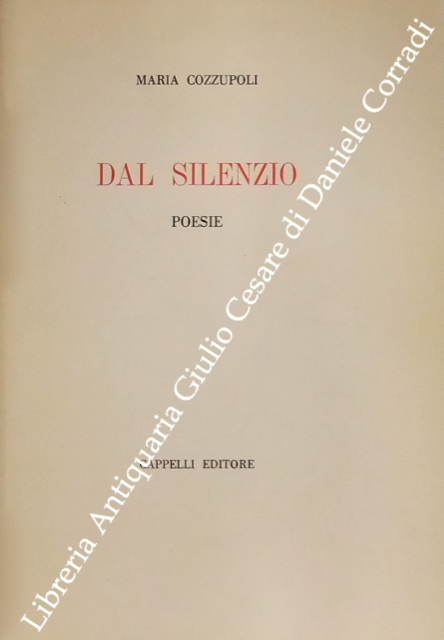 Dal silenzio. Poesie | Immagine Gallery 2