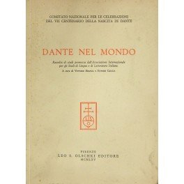 Dante nel mondo. Raccolta di studi promossa dall'Associazione Internazionale per …