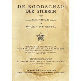 De boodschap der sterren. Een historische uiteenzetting van geboorte en …