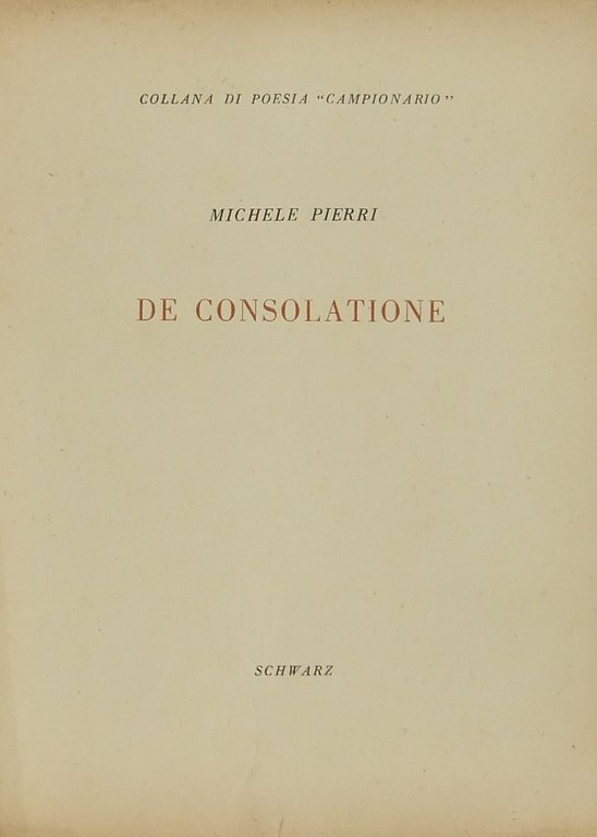 De Consolatione (1946-1952) | Immagine Gallery 2