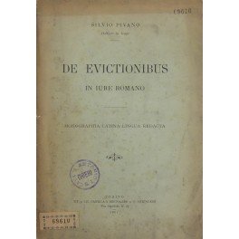 De evictionibus in iure romano. Monographia latina lingua redacta