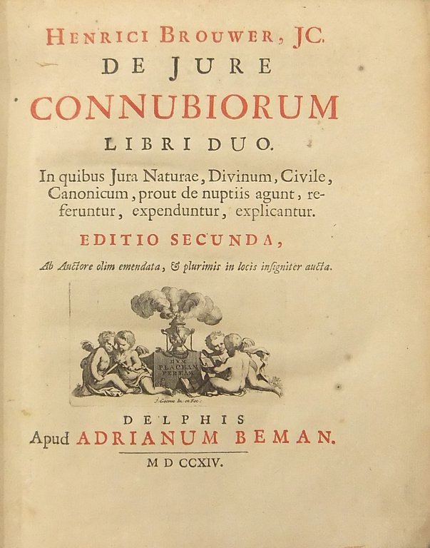 De jure connubiorum libri duo. In quibus jura naturae divinum … | Immagine Gallery 2