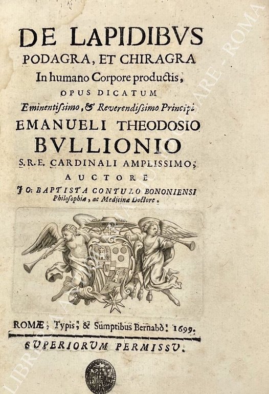 De lapidibus podagra, et chiragra. In humano Corpore productis, opus … | Immagine Gallery 2