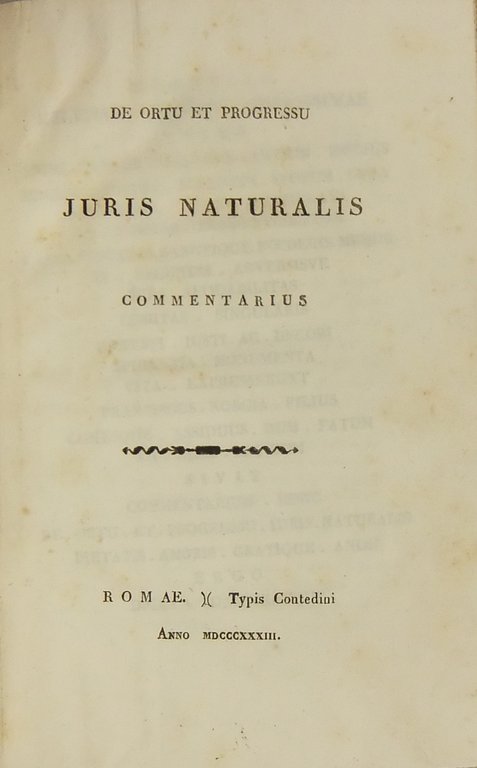 De ortu et progressu juris naturalis commentarius | Immagine Gallery 2