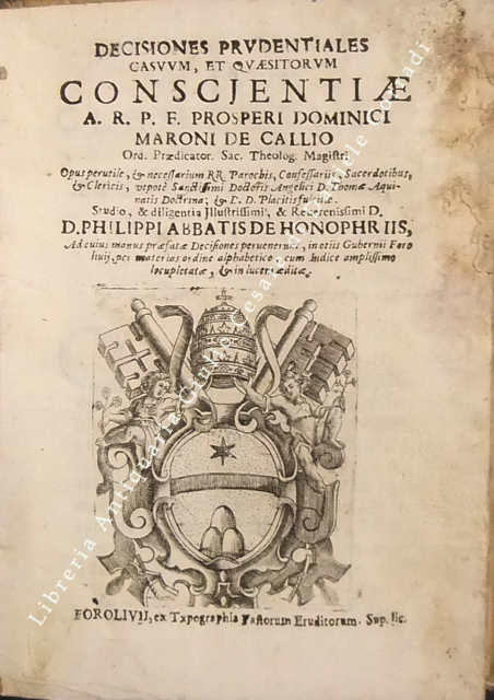 Decisiones prudentiales casuum, et quaesitorum conscjentiae A. R. P. F. … | Immagine Gallery 2