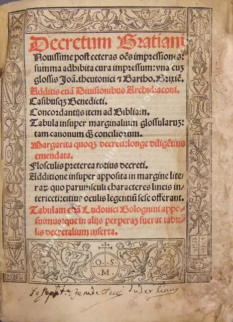 Decretum Gratiani nouissime postceteras omnes impressiones: summa adhibita cura impressum: … | Immagine Gallery 2