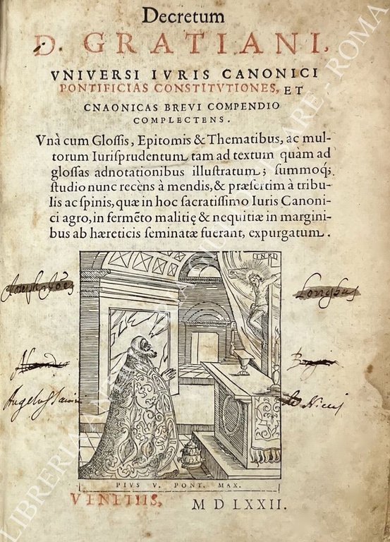 Decretum Gratiani. Universi iuris canonici pontificias constitutiones, et cnaonicas (canonicas) … | Immagine Gallery 2