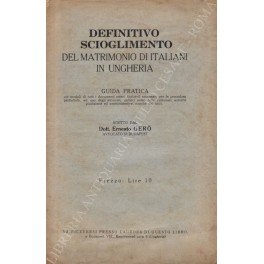 Definitivo scioglimento del matrimonio di italiani in Ungheria. Guida pratica … | Immagine principale