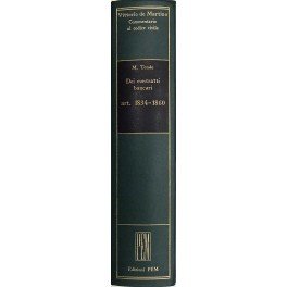 Dei contratti bancari. Art. 1834-1860