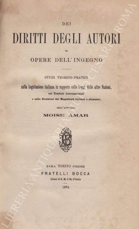 Dei diritti degli autori di opere dell'ingegno. Studi teorico-pratici sulla … | Immagine Gallery 2