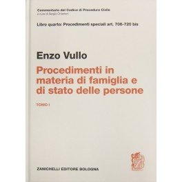 Dei procedimenti in materia di famiglia e di stato delle …