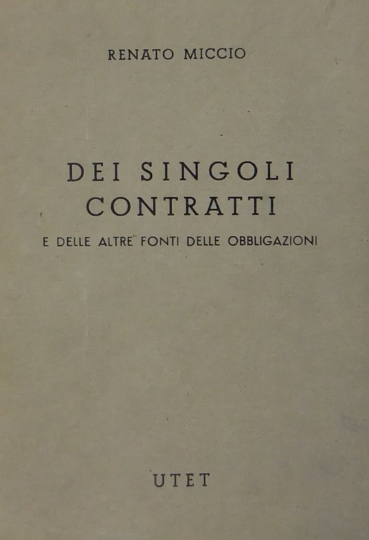 Dei singoli contratti e delle altre fonti delle obbligazioni. (Artt. … | Immagine Gallery 2