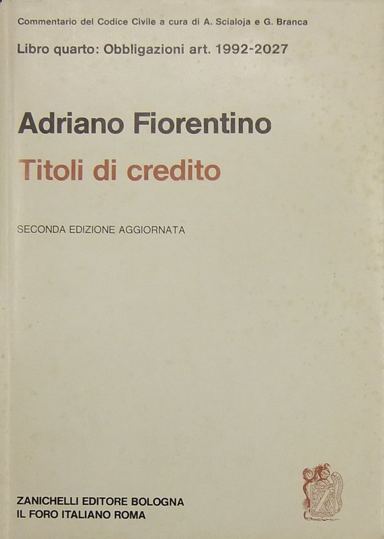 Dei titoli di credito. Art. 1992-2027 | Immagine Gallery 2