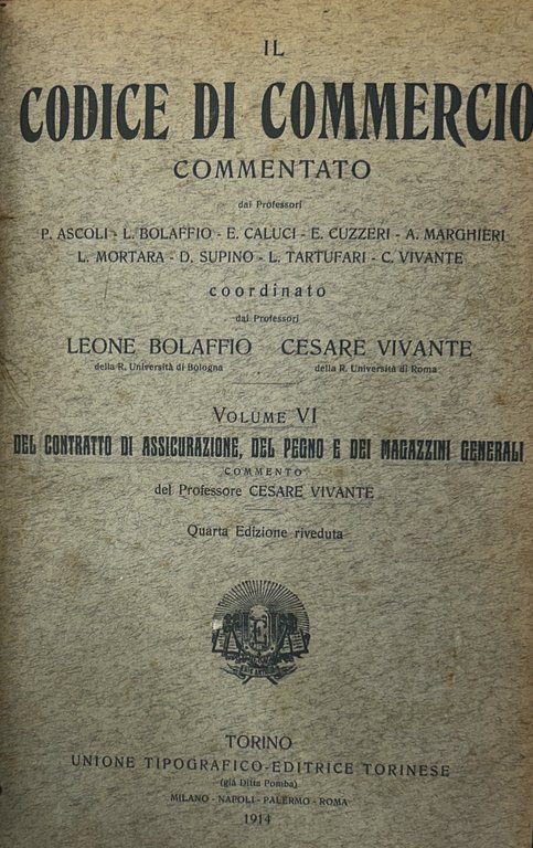 Del contratto di assicurazione. Del pegno e dei magazzini generali | Immagine Gallery 2