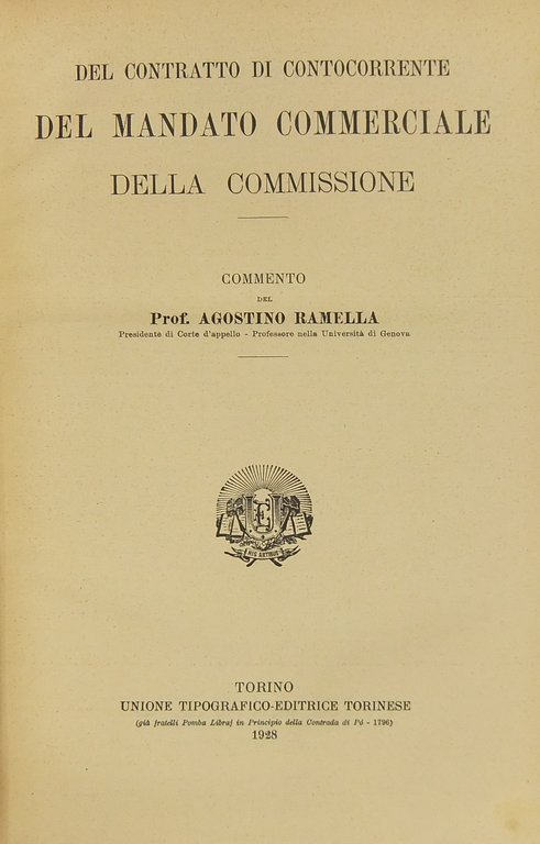 Del contratto di contocorrente. Del mandato commerciale. Della commissione (Art. … | Immagine Gallery 2