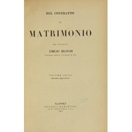 Del contratto di matrimonio