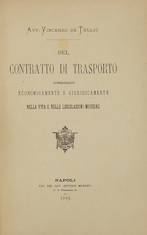 Del contratto di trasporto considerato economicamente e giuridicamente nella vita … | Immagine Gallery 2