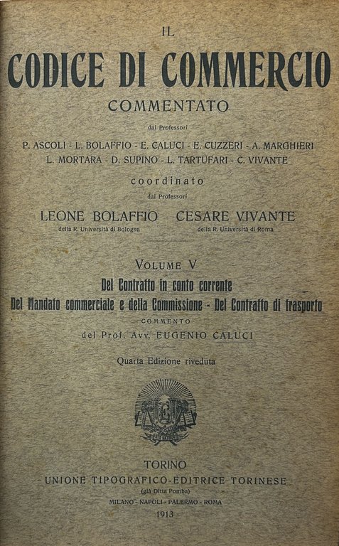Del contratto in conto corrente. Del mandato commerciale. Del trasporto. … | Immagine Gallery 2