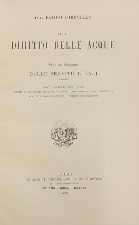Del diritto delle acque. Vol. II - Delle servitù legali | Immagine Gallery 2