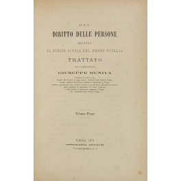 Del diritto delle persone secondo il codice civile del Regno …