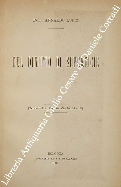Del diritto di superficie | Immagine Gallery 2