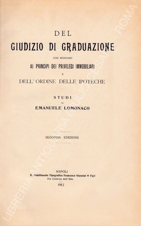 Del giudizio di graduazione con richiamo ai principi dei privilegi … | Immagine Gallery 2