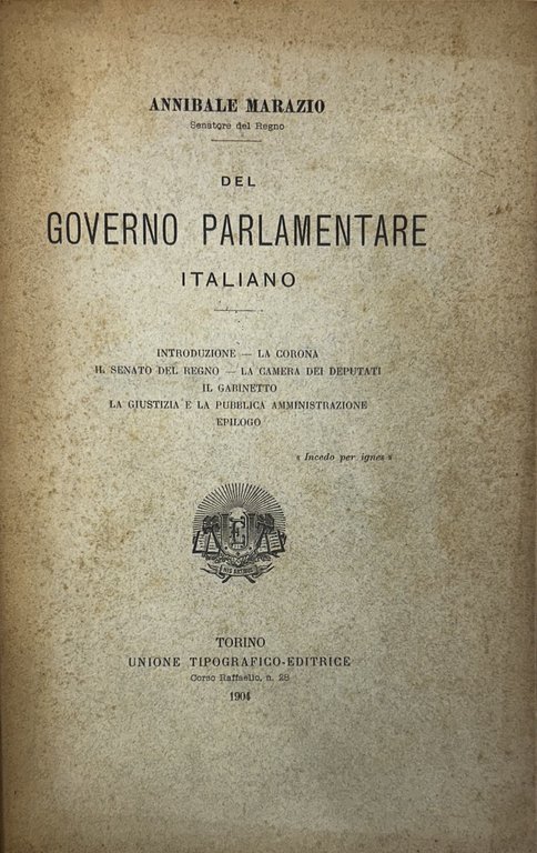Del governo parlamentare italiano. Introduzione; La corona; Il Senato del … | Immagine Gallery 2
