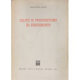 Delitti di prossenetismo ed adescamento