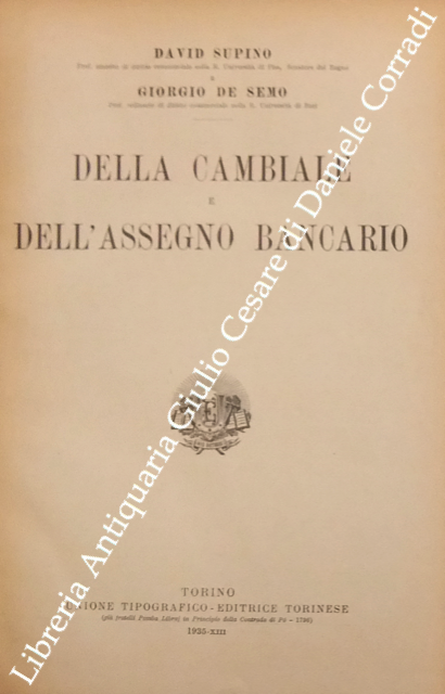 Della cambiale e dell'assegno bancario | Immagine Gallery 2