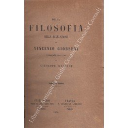 Della filosofia della rivelazione pubblicata per cura di Giuseppe Massari …