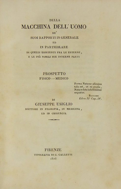 Della macchina dell'uomo de' suoi rapporti in generale ed in … | Immagine Gallery 2