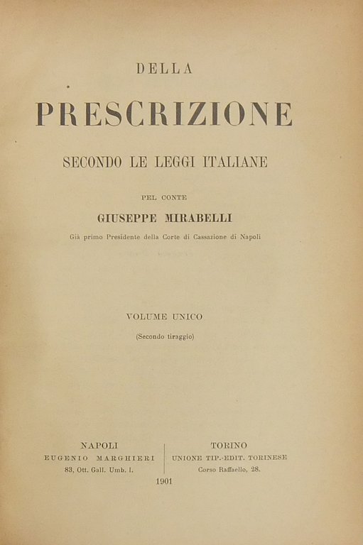Della prescrizione secondo le leggi italiane | Immagine Gallery 2
