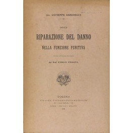 Della riparazione del danno nella funzione punitiva. Con prefazione del …