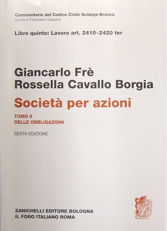 Della società per azioni. Tomo II - Delle obbligazioni. Art. … | Immagine Gallery 2
