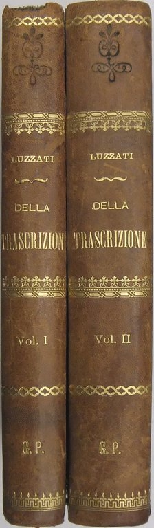 Della trascrizione. Commento teorico-pratico al Titolo XXII Libro III del … | Immagine Gallery 2