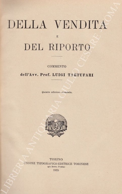 Della vendita e del riporto. (Art. 59-75) | Immagine Gallery 2