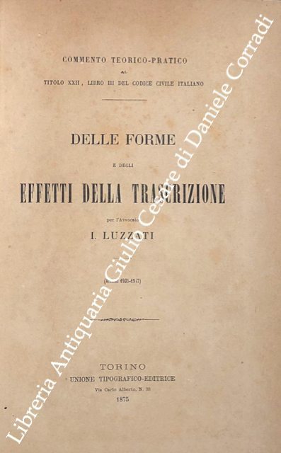Delle forme e degli effetti della trascrizione. Commento teorico-pratico al … | Immagine Gallery 2