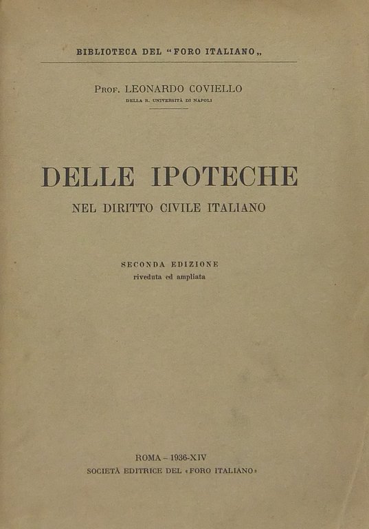Delle ipoteche nel diritto civile italiano | Immagine Gallery 2