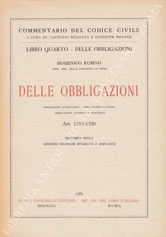Delle obbligazioni. Obbligazioni alternative. Obbligazioni in solido. Obbligazioni divisibili e … | Immagine Gallery 2
