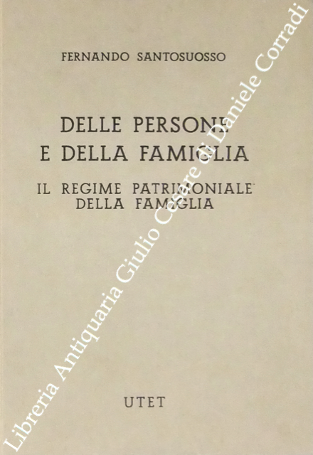 Delle persone e della famiglia. Il regime patrimoniale della famiglia. … | Immagine Gallery 2