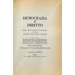 Democrazia e diritto. Anno V | Immagine principale