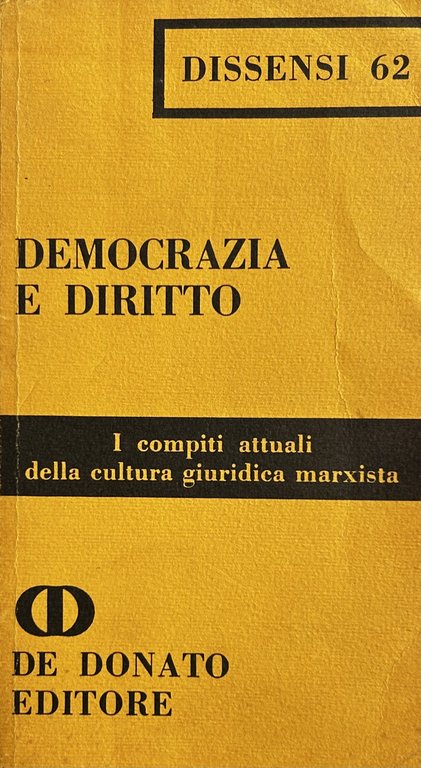 Democrazia e diritto. I compiti attuali della cultura giuridica marxista | Immagine Gallery 2