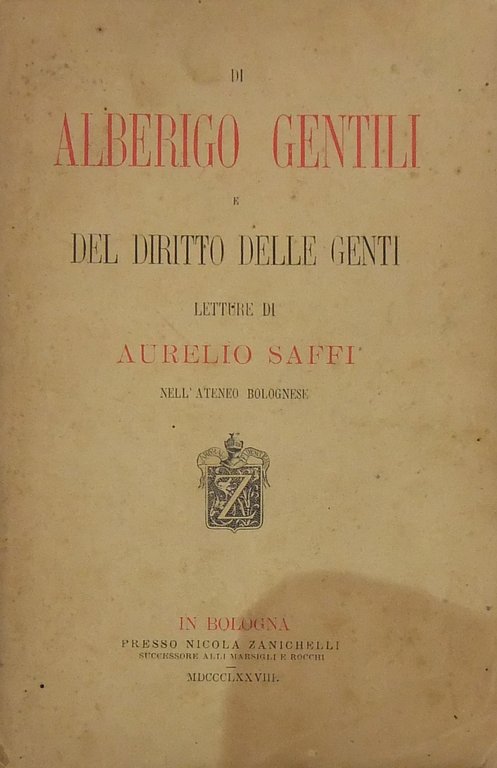 Di Alberigo Gentili e del diritto delle genti. Letture | Immagine Gallery 2