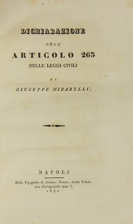 Dichiarazione dell'Articolo 263 delle leggi civili | Immagine Gallery 2