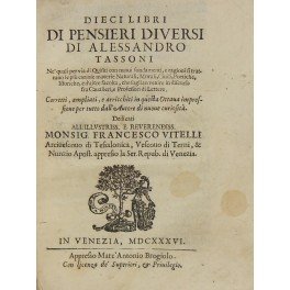 Dieci libri di pensieri diversi ne' quali per via di …