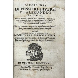 Dieci libri di pensieri diversi ne' quali per via di …