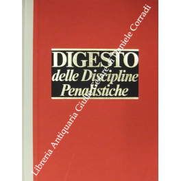 Digesto. Quarta edizione. Discipline penalistiche. Vol. II