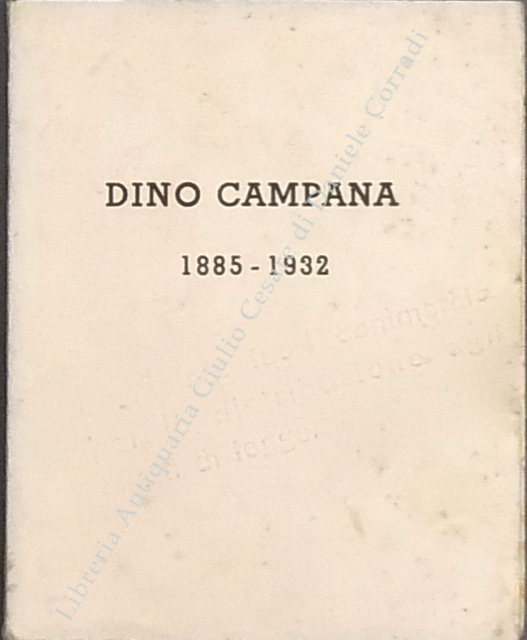 Dino Campana 1885-1932 | Immagine Gallery 2