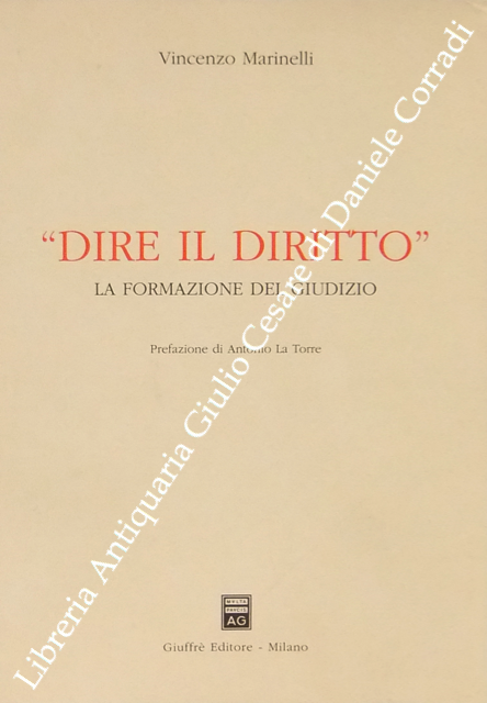 "Dire il diritto". La formazione del giudizio. Prefazione di Antonio … | Immagine Gallery 2