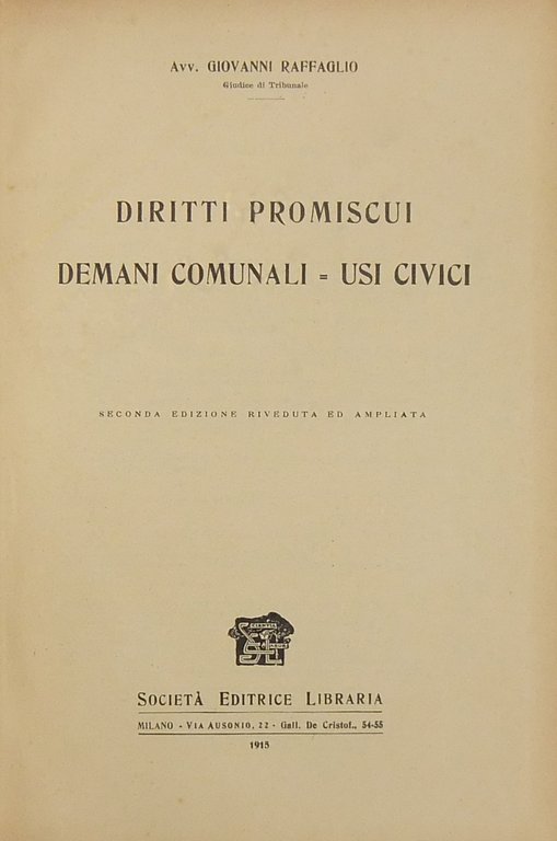 Diritti promiscui, demani comunali ed usi civici | Immagine Gallery 2